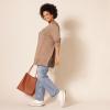 imageAmazon Essentials Womens Lightweight OpenFront Cardigan Sweater Available in Plus SizeCamel Heather