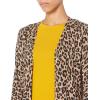 imageAmazon Essentials Womens Lightweight OpenFront Cardigan Sweater Available in Plus SizeCamel Leopard