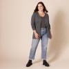 imageAmazon Essentials Womens Lightweight OpenFront Cardigan Sweater Available in Plus SizeCharcoal Heather