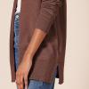 imageAmazon Essentials Womens Lightweight OpenFront Cardigan Sweater Available in Plus SizeDark Chestnut Brown Heather