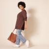 imageAmazon Essentials Womens Lightweight OpenFront Cardigan Sweater Available in Plus SizeDark Chestnut Brown Heather