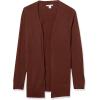 imageAmazon Essentials Womens Lightweight OpenFront Cardigan Sweater Available in Plus SizeDark Chestnut Brown Heather