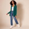 imageAmazon Essentials Womens Lightweight OpenFront Cardigan Sweater Available in Plus SizeDark Green