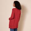 imageAmazon Essentials Womens Lightweight OpenFront Cardigan Sweater Available in Plus SizeDark Red