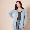 imageAmazon Essentials Womens Lightweight OpenFront Cardigan Sweater Available in Plus SizeIndigo Blue Heather
