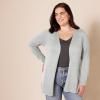 imageAmazon Essentials Womens Lightweight OpenFront Cardigan Sweater Available in Plus SizeLight Grey Heather