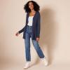 imageAmazon Essentials Womens Lightweight OpenFront Cardigan Sweater Available in Plus SizeNavy