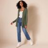 imageAmazon Essentials Womens Lightweight OpenFront Cardigan Sweater Available in Plus SizeOlive