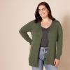 imageAmazon Essentials Womens Lightweight OpenFront Cardigan Sweater Available in Plus SizeOlive
