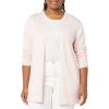 imageAmazon Essentials Womens Lightweight OpenFront Cardigan Sweater Available in Plus SizePale Pink