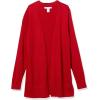 imageAmazon Essentials Womens Lightweight OpenFront Cardigan Sweater Available in Plus SizeRed