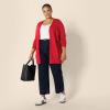imageAmazon Essentials Womens Lightweight OpenFront Cardigan Sweater Available in Plus SizeRed