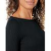 imageAmazon Essentials Womens Lightweight Ribbed LongSleeve Boat Neck SlimFit SweaterBlack