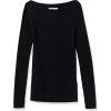 imageAmazon Essentials Womens Lightweight Ribbed LongSleeve Boat Neck SlimFit SweaterBlack