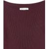 imageAmazon Essentials Womens Lightweight Ribbed LongSleeve Boat Neck SlimFit SweaterBurgundy
