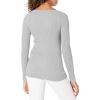 imageAmazon Essentials Womens Lightweight Ribbed LongSleeve Boat Neck SlimFit SweaterLight Grey Heather