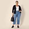imageAmazon Essentials Womens Lightweight VNeck Cardigan Sweater Available in Plus SizeBlack