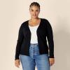 imageAmazon Essentials Womens Lightweight VNeck Cardigan Sweater Available in Plus SizeBlack