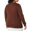 imageAmazon Essentials Womens Lightweight VNeck Cardigan Sweater Available in Plus SizeBrown
