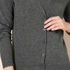 imageAmazon Essentials Womens Lightweight VNeck Cardigan Sweater Available in Plus SizeCharcoal Heather