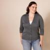 imageAmazon Essentials Womens Lightweight VNeck Cardigan Sweater Available in Plus SizeCharcoal Heather
