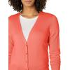 imageAmazon Essentials Womens Lightweight VNeck Cardigan Sweater Available in Plus SizeCoral Pink