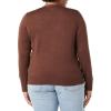 imageAmazon Essentials Womens Lightweight VNeck Cardigan Sweater Available in Plus SizeDark Chestnut Brown Heather