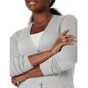 imageAmazon Essentials Womens Lightweight VNeck Cardigan Sweater Available in Plus SizeLight Grey Heather