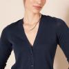 imageAmazon Essentials Womens Lightweight VNeck Cardigan Sweater Available in Plus SizeNavy
