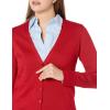 imageAmazon Essentials Womens Lightweight VNeck Cardigan Sweater Available in Plus SizeRed