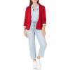 imageAmazon Essentials Womens Lightweight VNeck Cardigan Sweater Available in Plus SizeRed
