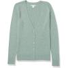 imageAmazon Essentials Womens Lightweight VNeck Cardigan Sweater Available in Plus SizeSage Green Heather