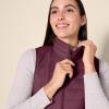 imageAmazon Essentials Womens Lightweight WaterResistant Packable Puffer VestBurgundy