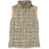 imageAmazon Essentials Womens Lightweight WaterResistant Packable Puffer VestLight Camel Leopard Print