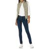 imageAmazon Essentials Womens Lightweight WaterResistant Packable Puffer VestLight Camel Leopard Print