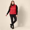 imageAmazon Essentials Womens Lightweight WaterResistant Packable Puffer VestRed