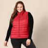 imageAmazon Essentials Womens Lightweight WaterResistant Packable Puffer VestRed