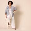 imageAmazon Essentials Womens Linen Blend Drawstring Relaxed Fit Wide Leg Pant Available in Plus SizeBright White