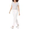 imageAmazon Essentials Womens Linen Blend Drawstring Relaxed Fit Wide Leg Pant Available in Plus SizeBright White