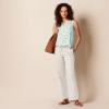 imageAmazon Essentials Womens Linen Blend Drawstring Relaxed Fit Wide Leg Pant Available in Plus SizeEcru