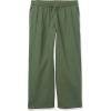 imageAmazon Essentials Womens Linen Blend Drawstring Relaxed Fit Wide Leg Pant Available in Plus SizeMilitary Green