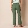 imageAmazon Essentials Womens Linen Blend Drawstring Relaxed Fit Wide Leg Pant Available in Plus SizeMilitary Green