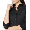 imageAmazon Essentials Womens Long Sleeve Button Down Stretch Oxford Shirt Available in Plus SizeBlack