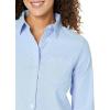 imageAmazon Essentials Womens Long Sleeve Button Down Stretch Oxford Shirt Available in Plus SizeBlue