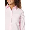 imageAmazon Essentials Womens Long Sleeve Button Down Stretch Oxford Shirt Available in Plus SizeLight Pink White Stripe
