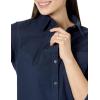 imageAmazon Essentials Womens Long Sleeve Button Down Stretch Oxford Shirt Available in Plus SizeNavy