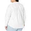 imageAmazon Essentials Womens Long Sleeve Button Down Stretch Oxford Shirt Available in Plus SizeWhite