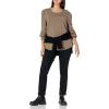 imageAmazon Essentials Womens LongSleeve Crewneck Smocked Cuff TShirtCamel Cheetah