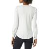 imageAmazon Essentials Womens LongSleeve Crewneck Smocked Cuff TShirtWhite