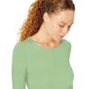 imageAmazon Essentials Womens LongSleeve Lightweight Crewneck Sweater Available in Plus SizeBright Mint Green